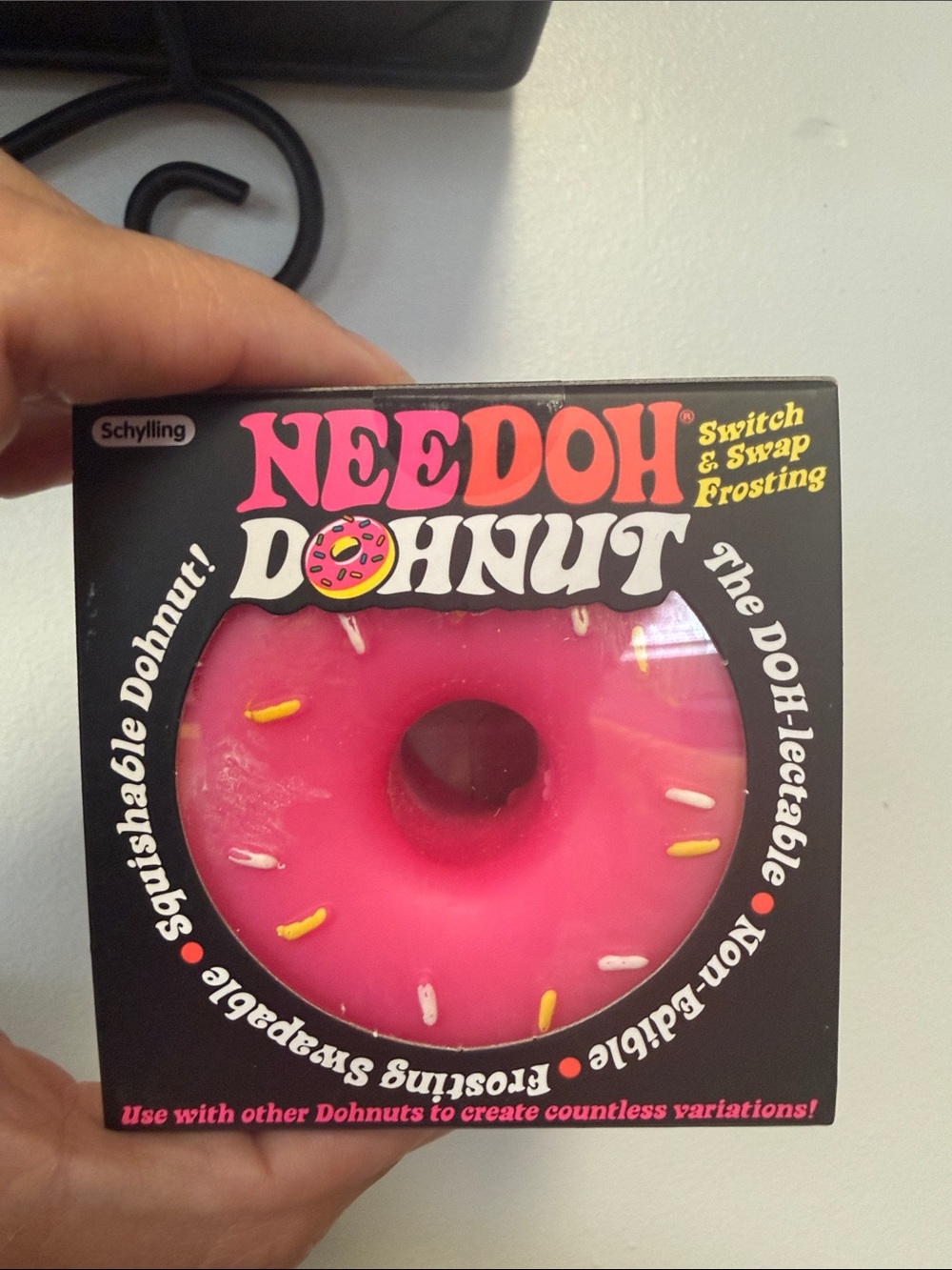 Needoh Donut Switch & Swap Frosting Toy - Pink